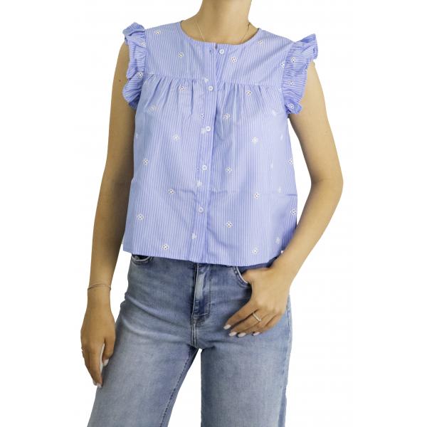 Camicia con volant Only
